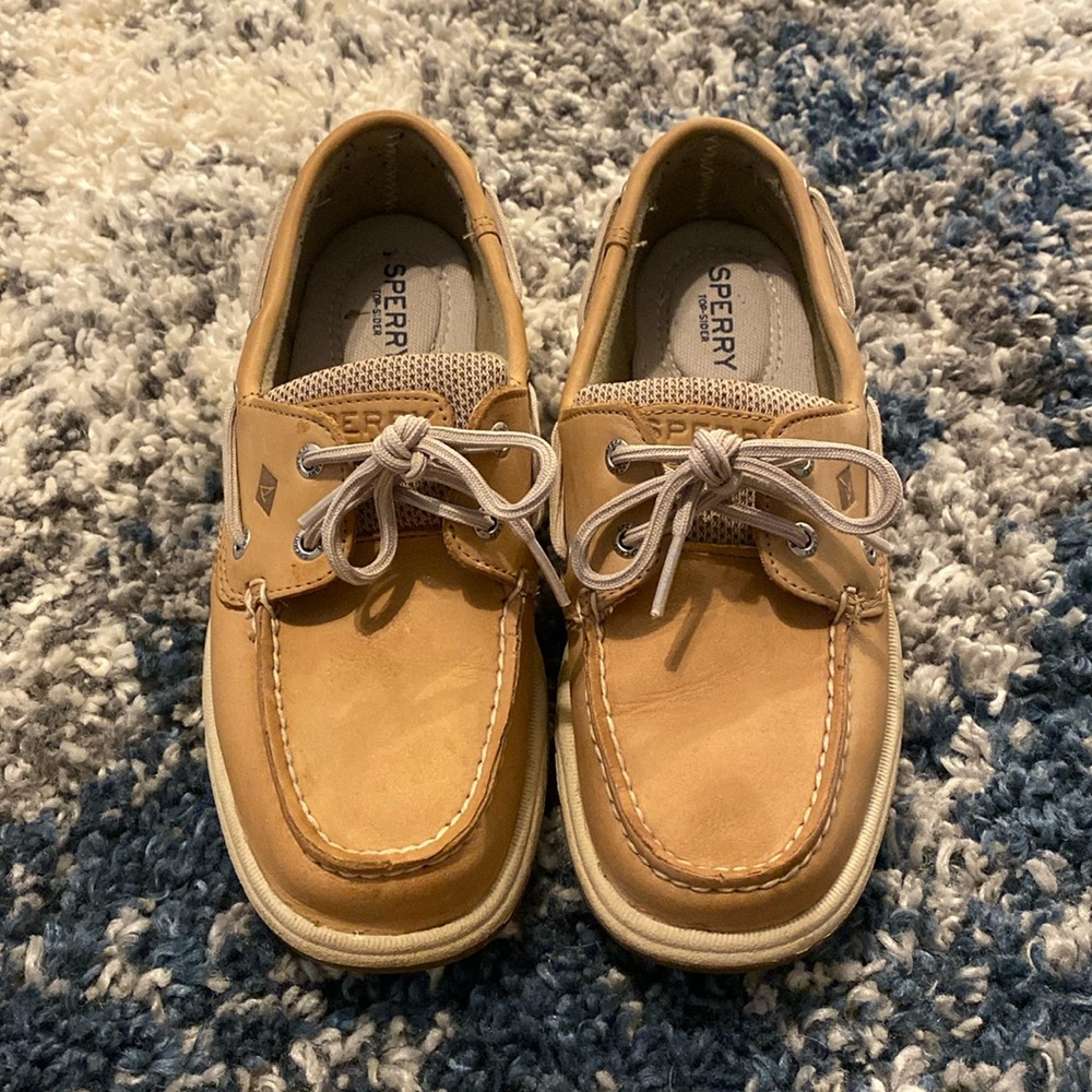 Sperrys topsider shoes-Tan
